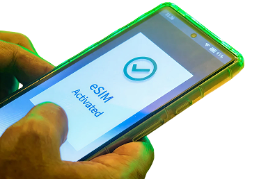 eSIM Activated Screen